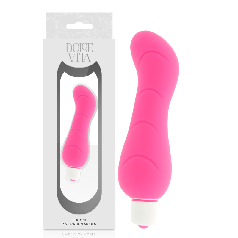 Vibratore per il punto G Dolce Vita con guaina in silicone rimovibile