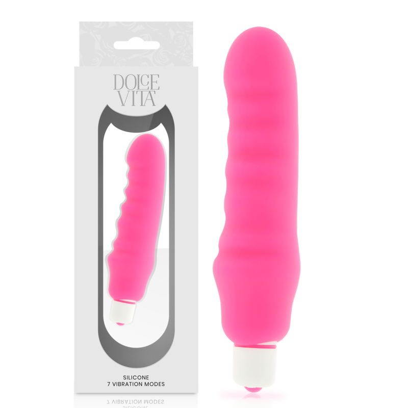 Dolce Vita Genius vibratore clitorideo in silicone, rosa