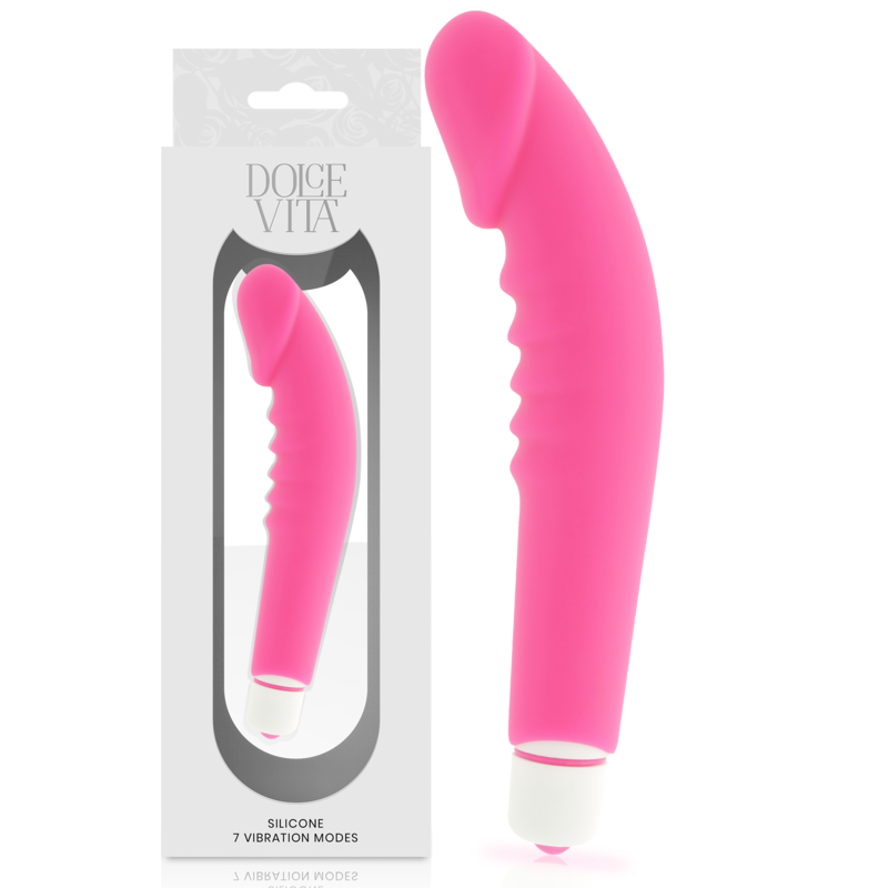 Dolce Vita Realistic Pleasure, vibratore con rivestimento in silicone rimovibile