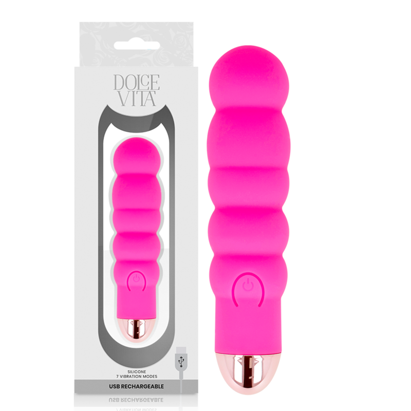 Mini vibratore Dolce Vita Six, rosa