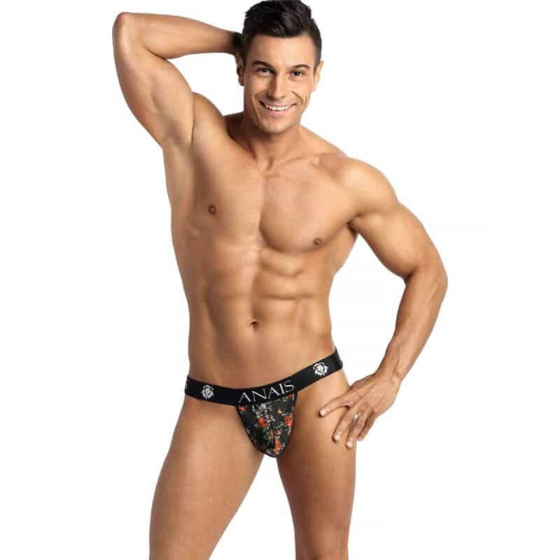 Jockstrap perizoma in morbido tessuto elasticizzato con taglio posteriore modellante ANAIS
