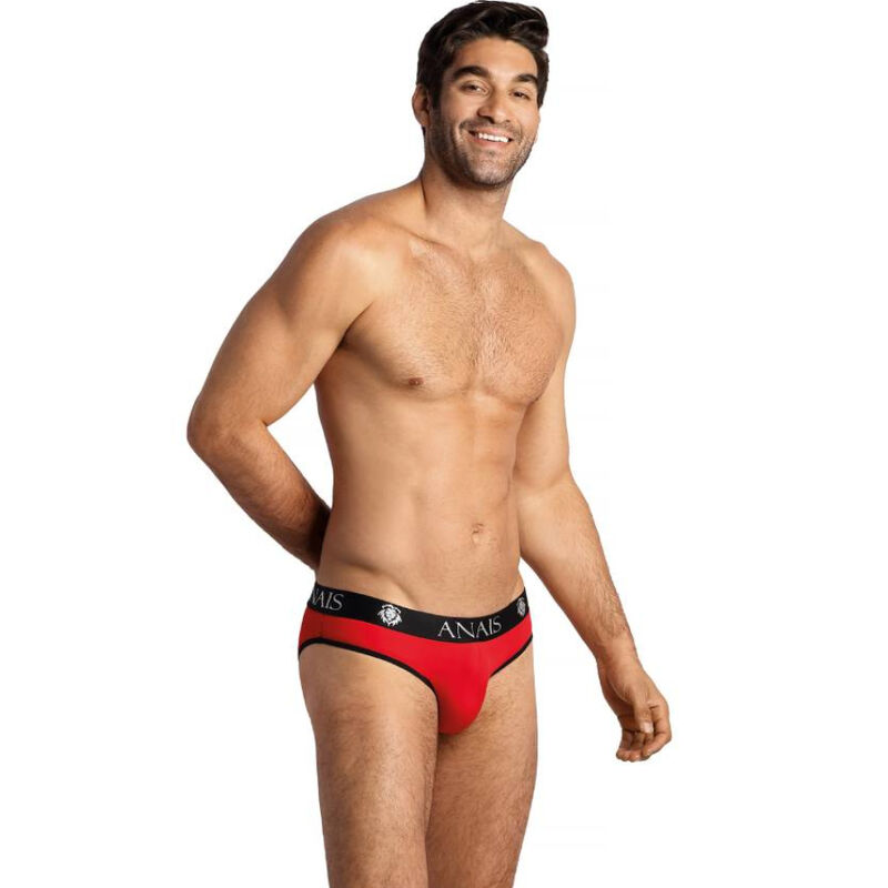 Slip rosso da uomo in microfibra, comodo e sexy, con fascia elastica ANAIS