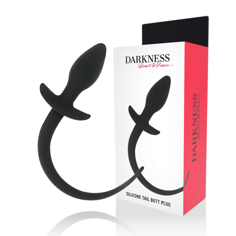 DARKNESS ANAL plug anale in silicone nero, 28 cm