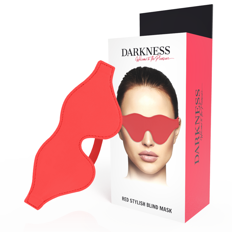 Benda per gli occhi DARKNESS BONDAGE, rossa