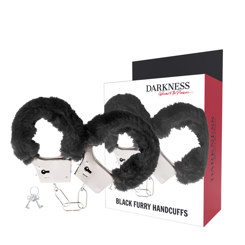 DARKNESS BONDAGE manette in metallo imbottite