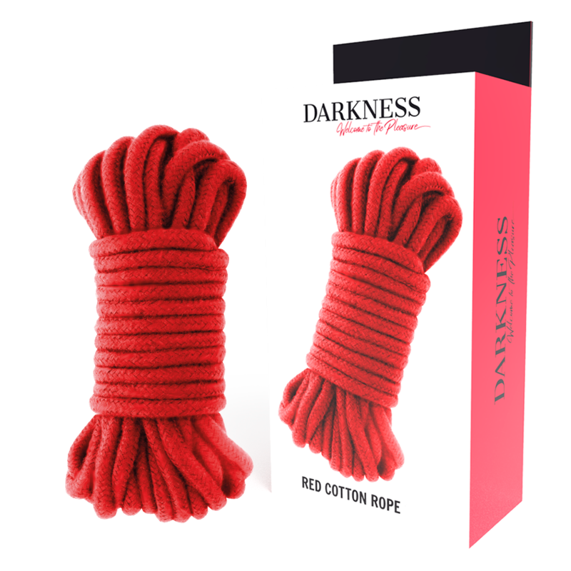 DARKNESS BONDAGE corda rossa in cotone per bondage