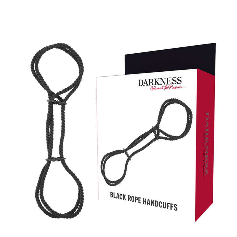 Manette DARKNESS in corda di cotone per polsi o caviglie