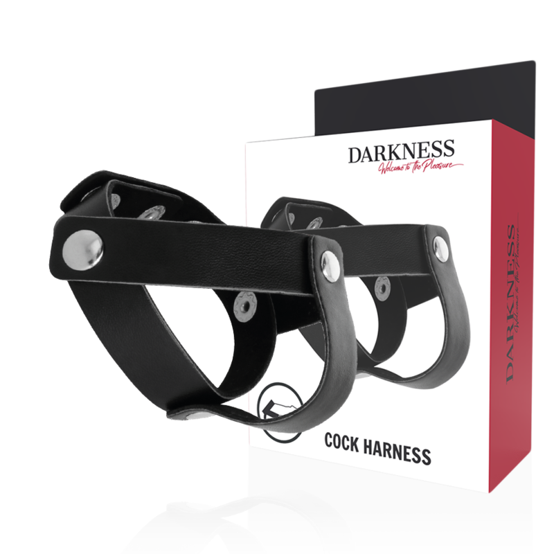 DARKNESS SENSATIONS anello per pene e testicoli senza vibrazione