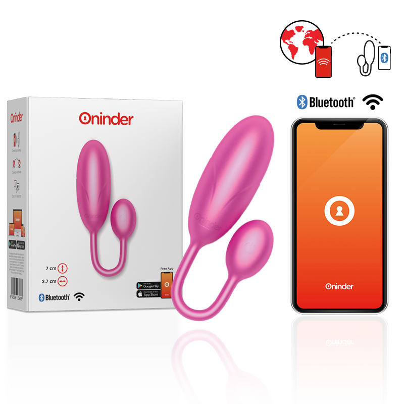 Uovo vibrante ONINDER con controllo tramite app