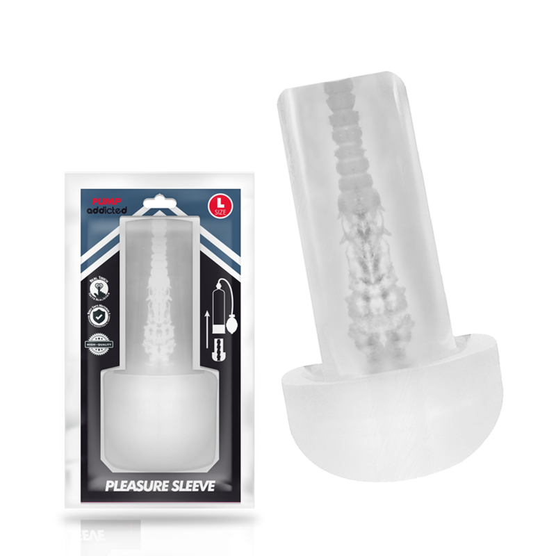 PUMP ADDICTED Pleasure Sleeve L per RX 11