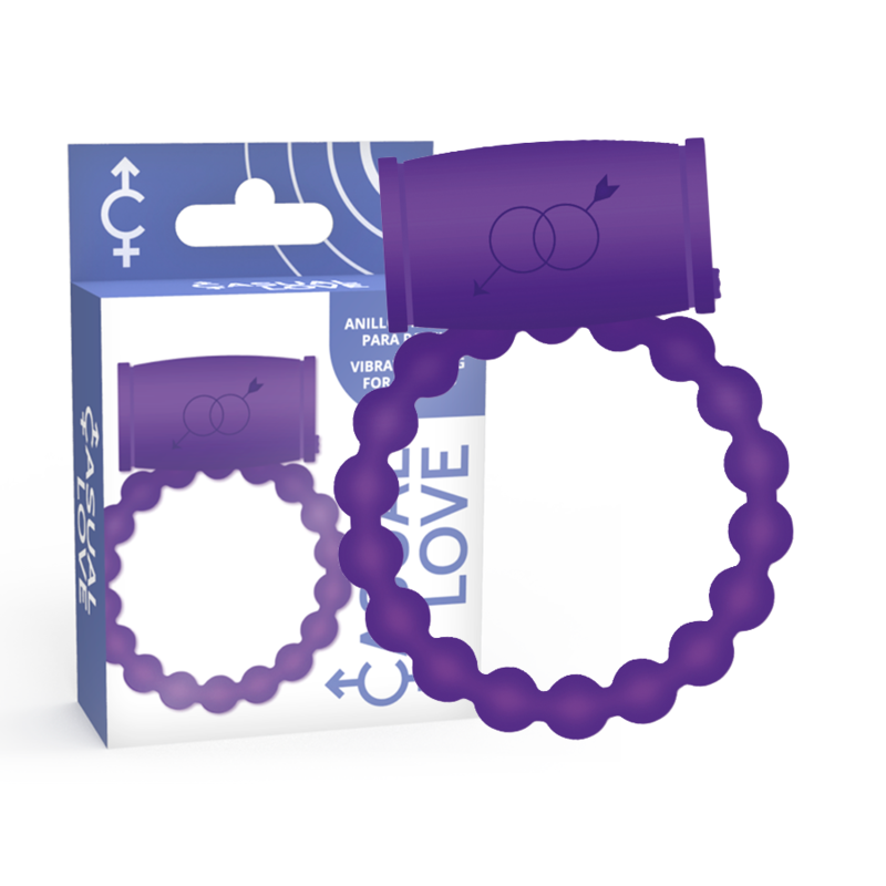 CASUAL LOVE 25 anello vibrante per il pene, viola