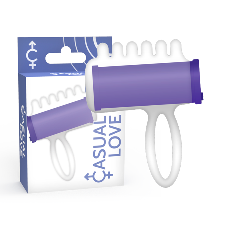 Casual Love Finger Fun, vibratore da dito viola