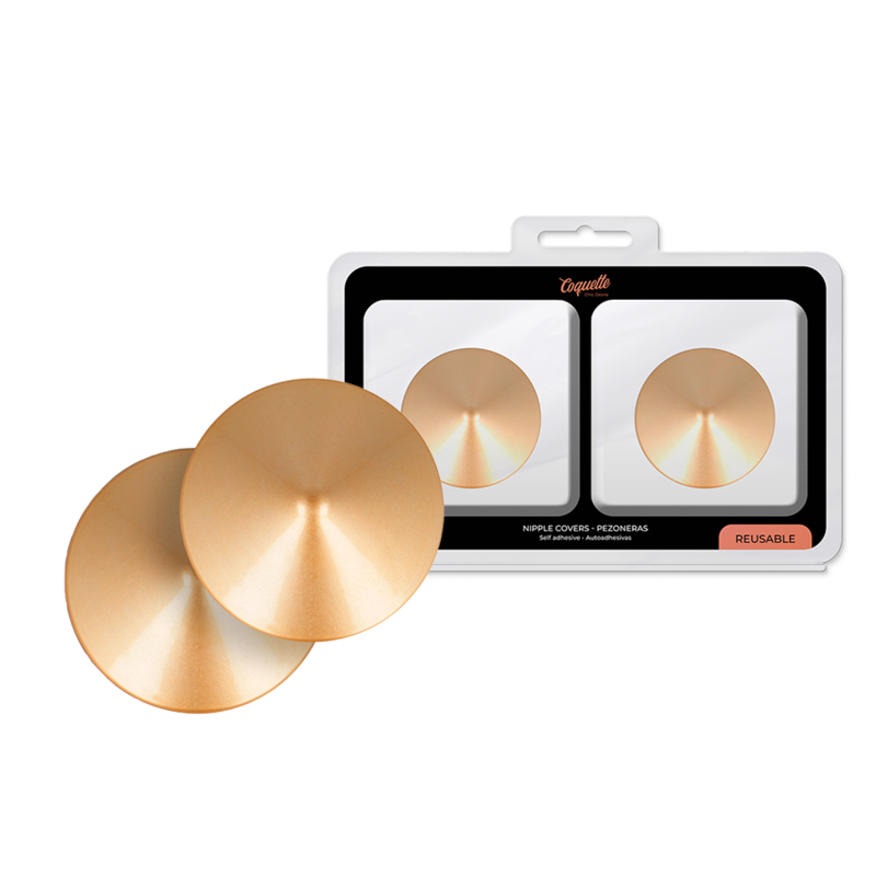 Copricapezzoli dorati rotondi Coquette Chic Desire