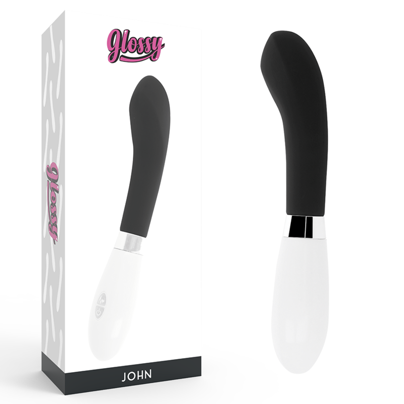 Vibratore per il punto G GLOSSY John, nero