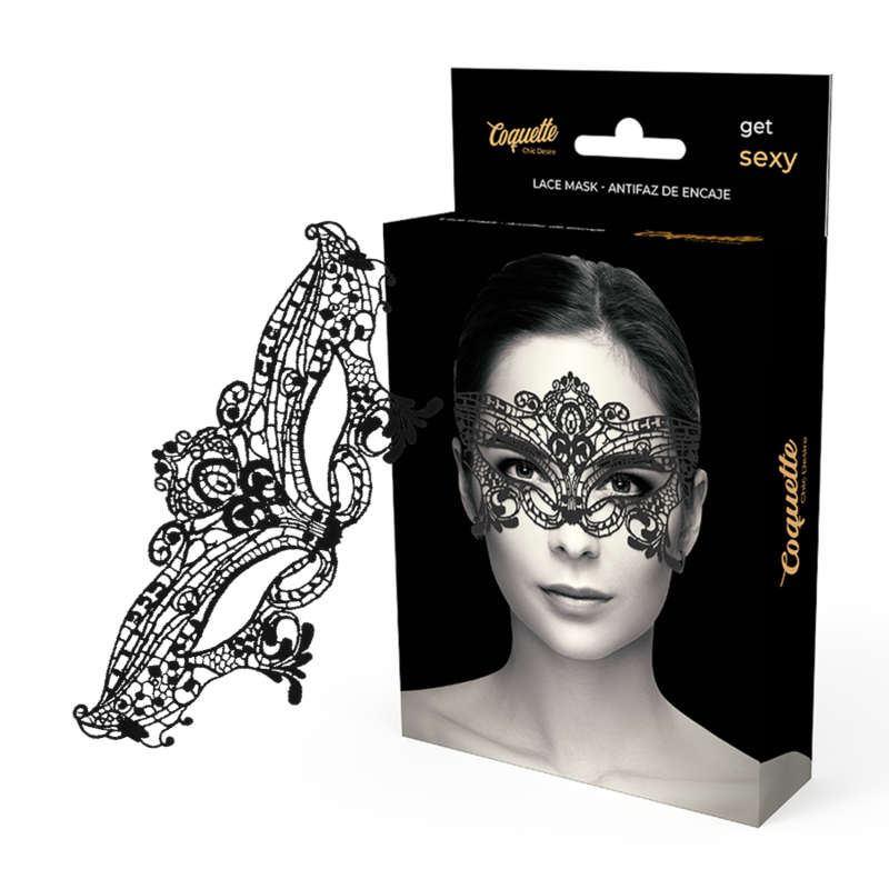 Coquette Chic Desire Mascherina per occhi in pizzo nero