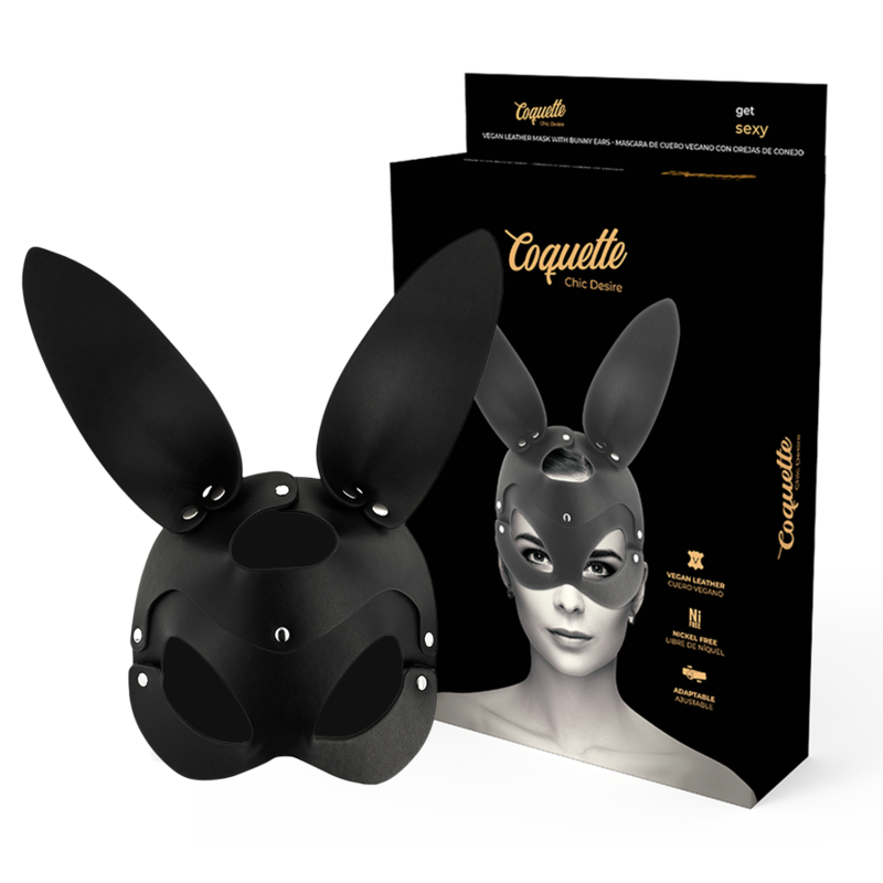 Mascherina Coquette Chic Desire con orecchie da coniglio