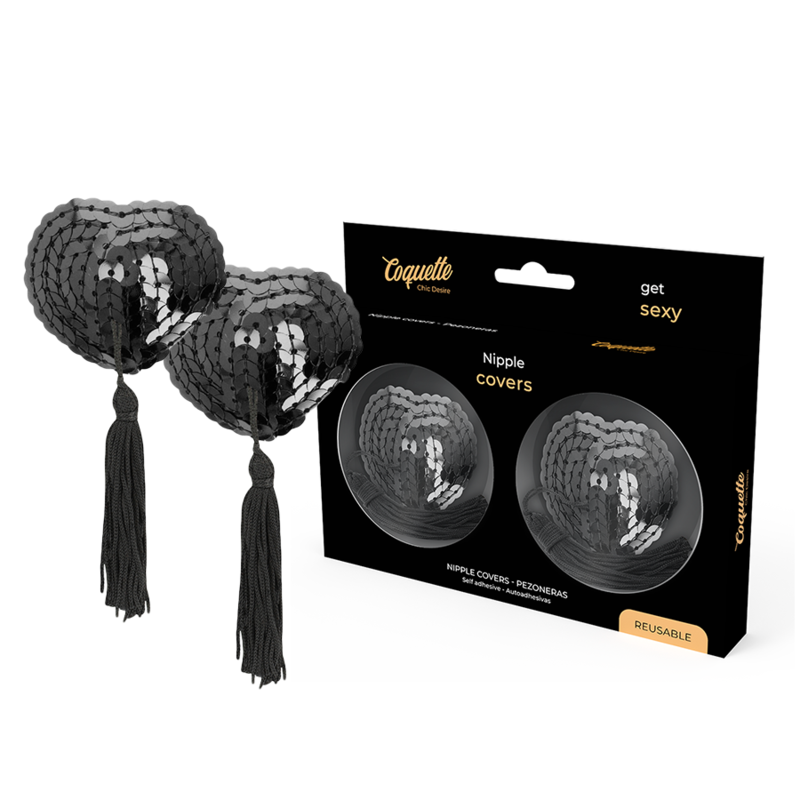 Copricapezzoli neri Coquette Chic Desire