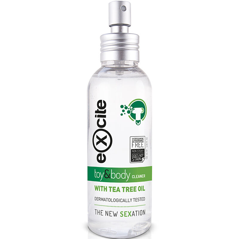 EXCITE Toy Cleaner con olio di tea tree, 100 ml