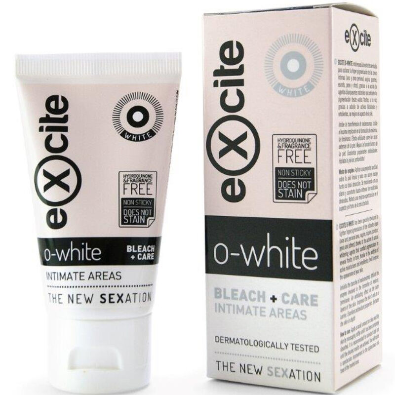 EXCITE O WHITE crema per la cura della pelle delle zone intime, 50 ml