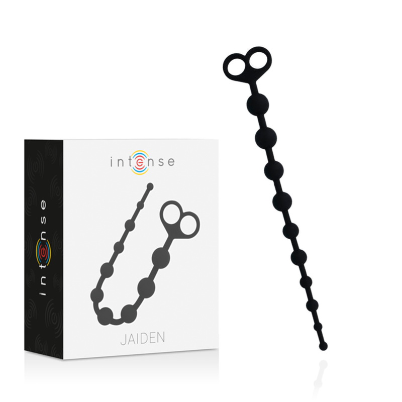 Dildo anale in silicone INTENSE Jaiden, nero
