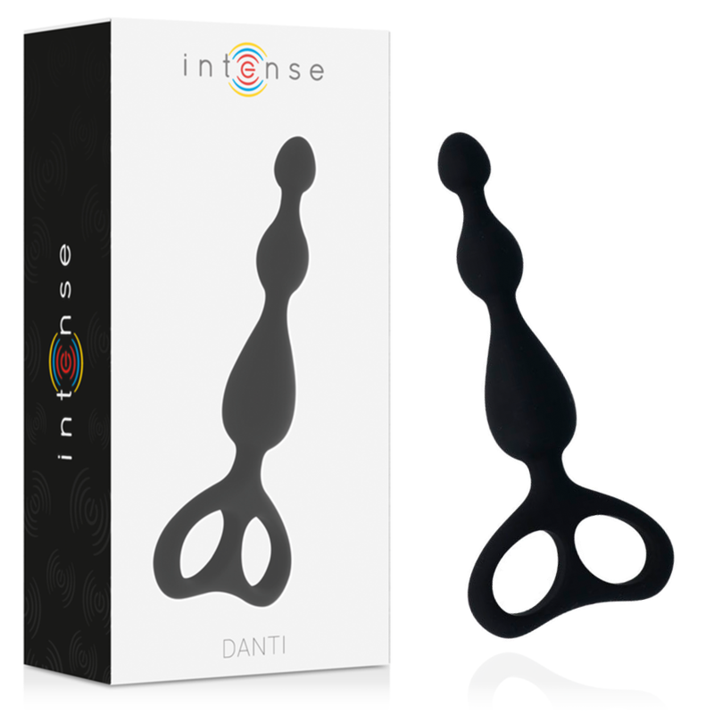 INTENSE Black Anal Danti dildo anale in silicone