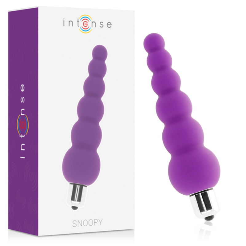 Vibratore anale in silicone INTENSE Snoopy, color lilla