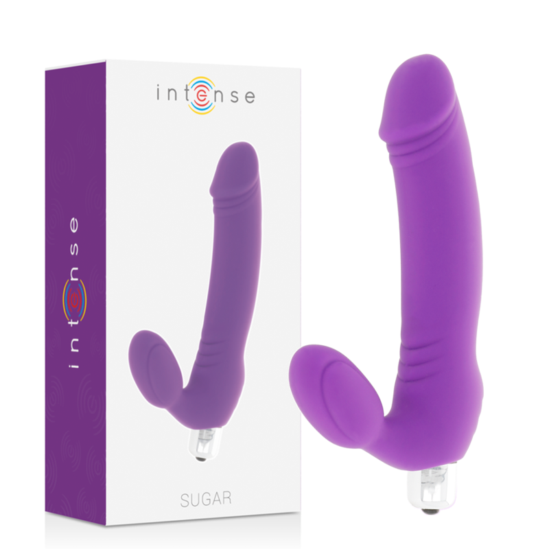 Vibratore rabbit INTENSE Sugar in silicone, color lilla