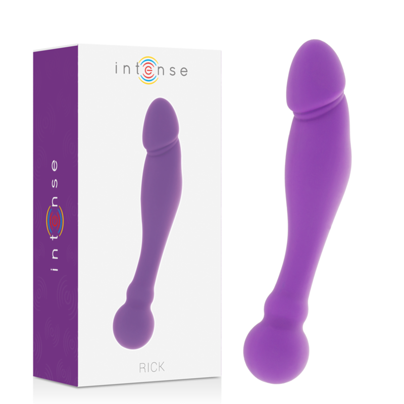 Dildo in silicone INTENSE Rick Dual, lilla
