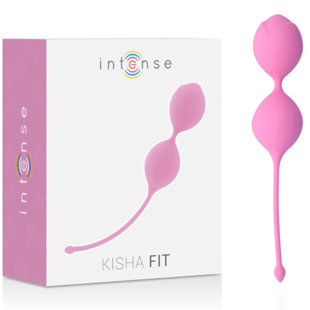 Palline vaginali INTENSE Kisha Fit in silicone, rosa