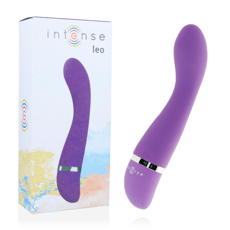 Vibratore in silicone INTENSE Leo, color lilla