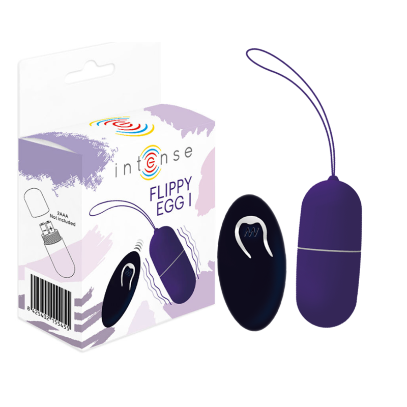 INTENSE Flippy I ovetto vibrante con telecomando, viola
