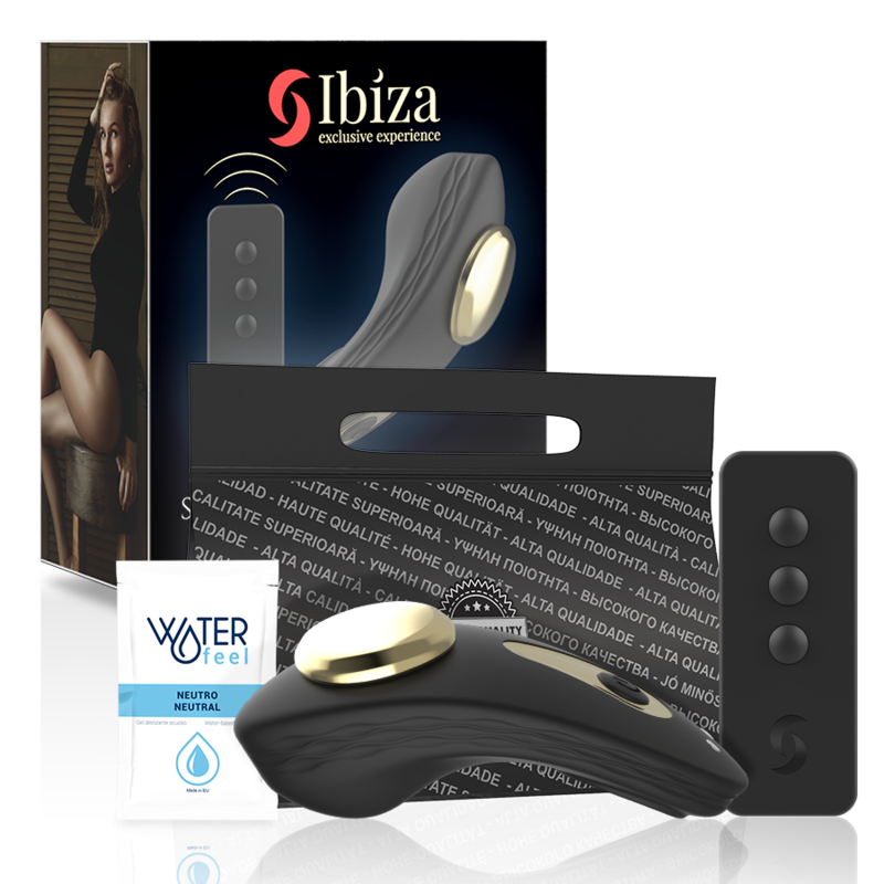 Mutandina vibrante in silicone con telecomando e 9 modalità IBIZA TECHNOLOGY