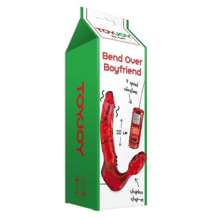 TOYJOY Bend Over Boyfriend harness strap on con vibrazione