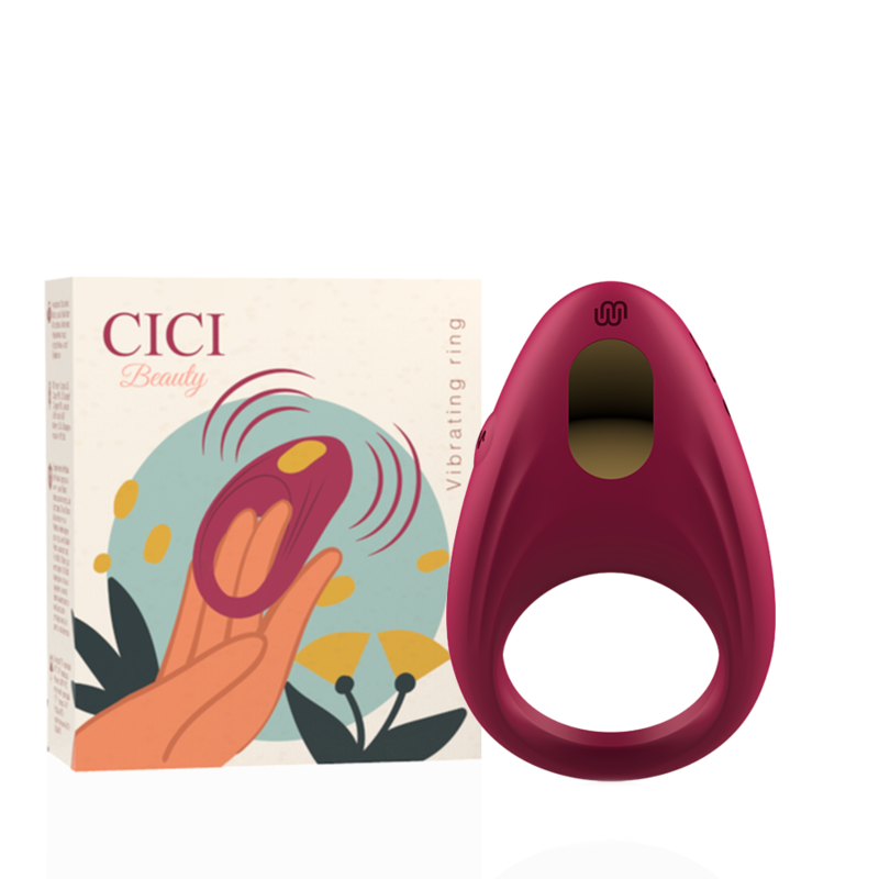 Anello vibrante per il pene in silicone CICI BEAUTY