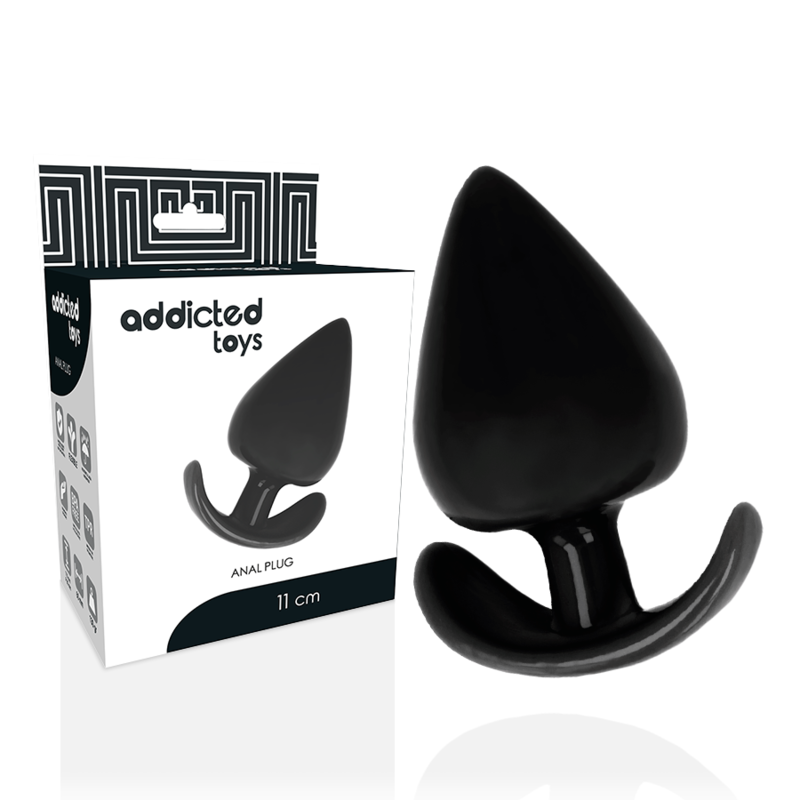 ADDICTED TOYS Plug anale in TPR flessibile, 11 cm