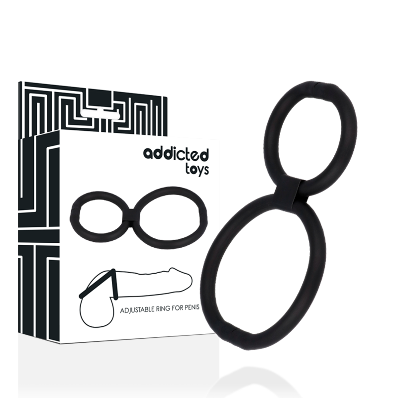 ADDICTED TOYS anello per il pene regolabile senza vibrazione