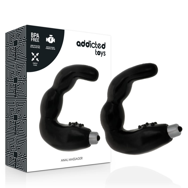 Stimolatore prostatico con sfera vibrante per una stimolazione intensa ADDICTED TOYS