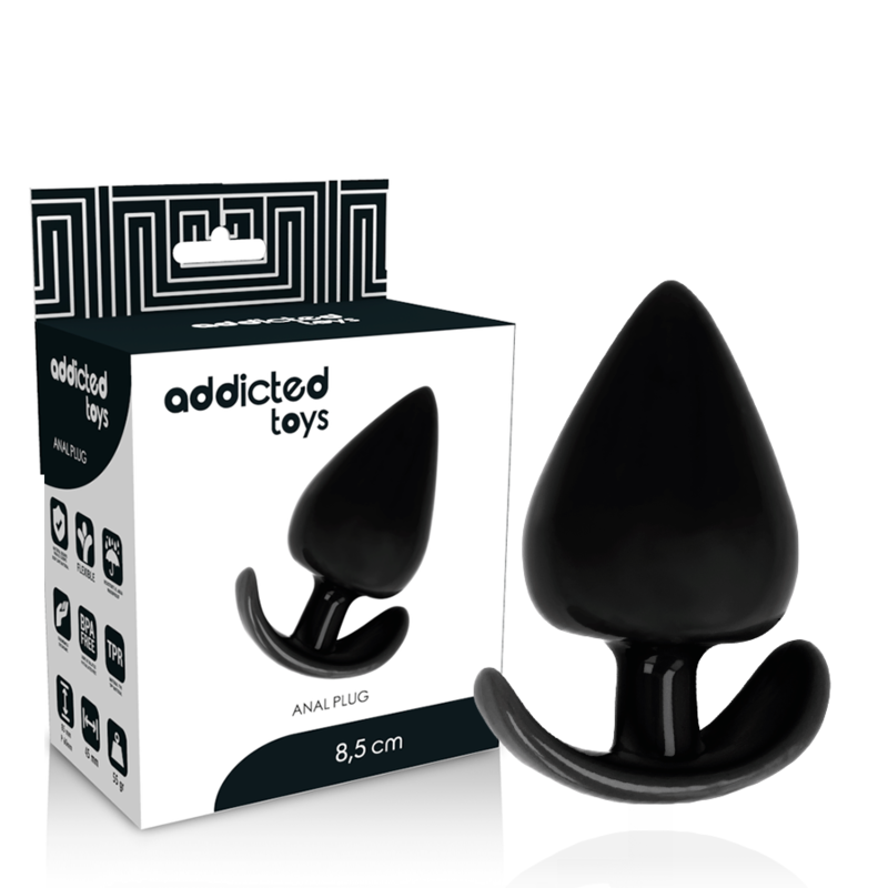Plug anale Addicted Toys in TPR, 8,5 cm