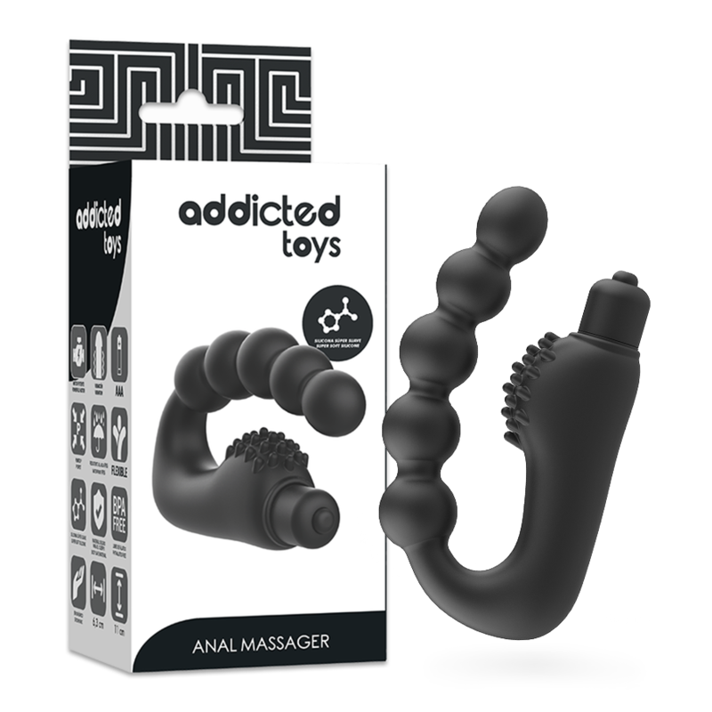 Vibratore anale ADDICTED TOYS per prostata e perineo