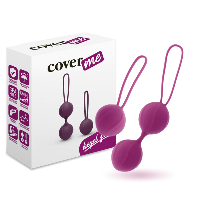 Set di palline vaginali COVERME Kegel Fit color lilla