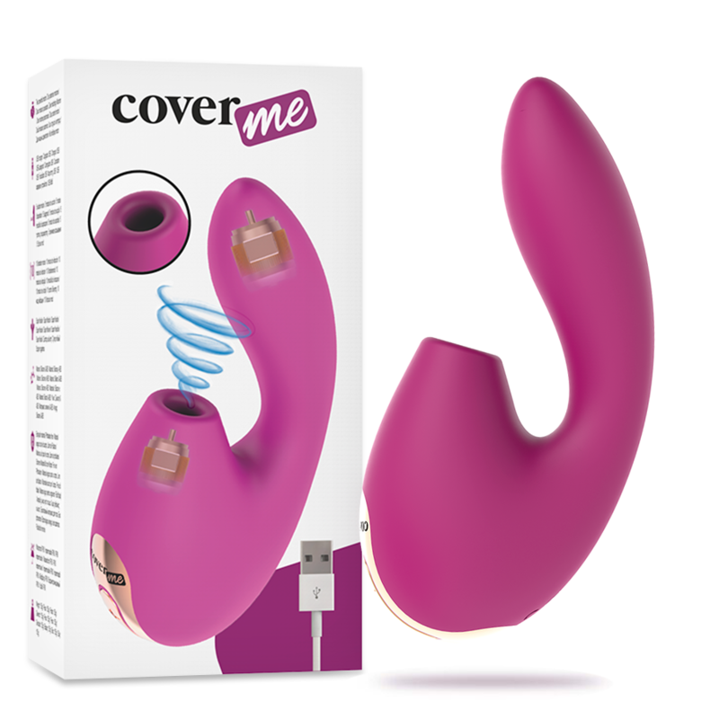 COVERME Rush vibratore a onde di pressione con stimolazione del punto G