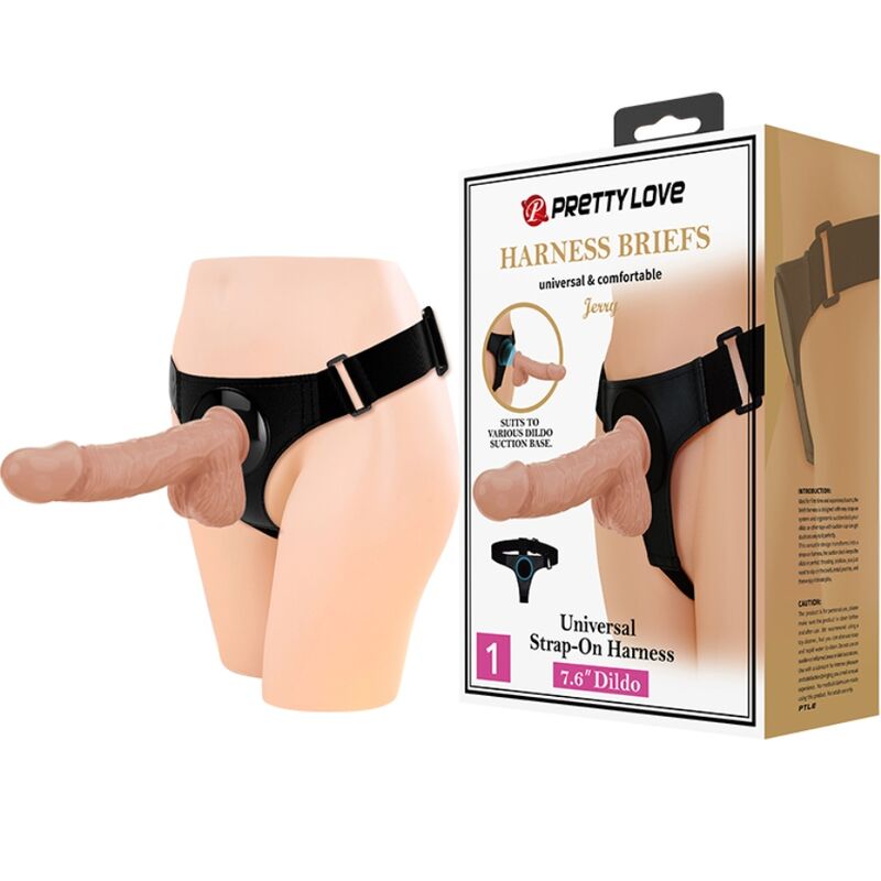 Set strap-on Pretty Love Jerry con slip harness