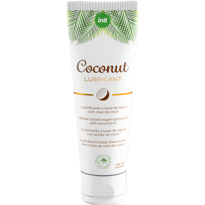INTT lubrificante vegano al gusto intenso di cocco, 100 ml
