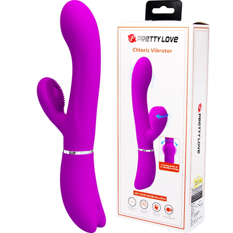 Vibratore per clitoride Pretty Love con punta curva