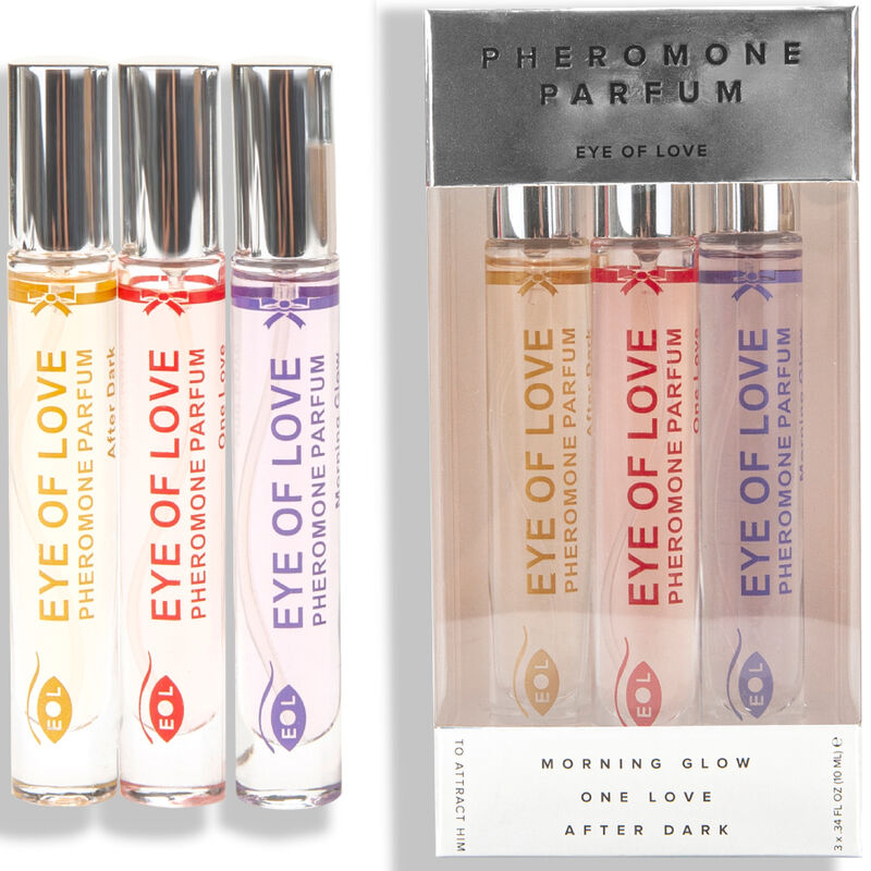 Set di profumi ai feromoni EYE OF LOVE con 3 fragranze
