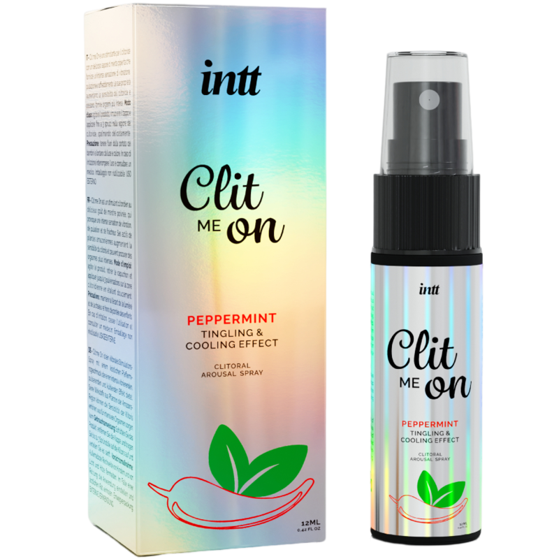 INTT RELEASES Clit Me On Spray alla menta piperita, 12 ml