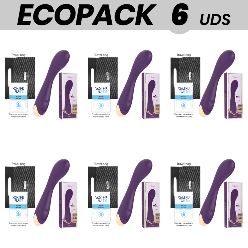 Ecopack 6 Unità Vibratore Punto G Treasure Hansel Compatibile Con Watchme Wireless Technology