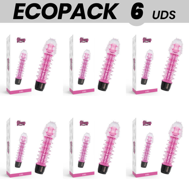 Vibratore impermeabile in TPE con vibrazioni intense, 14 cm, rosa GLOSSY