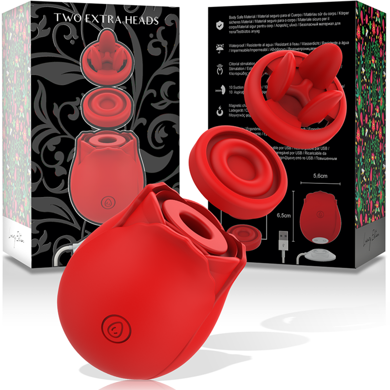MIA Rosé 2.0 Luxury Edition stimolatore a onde di pressione con due accessori