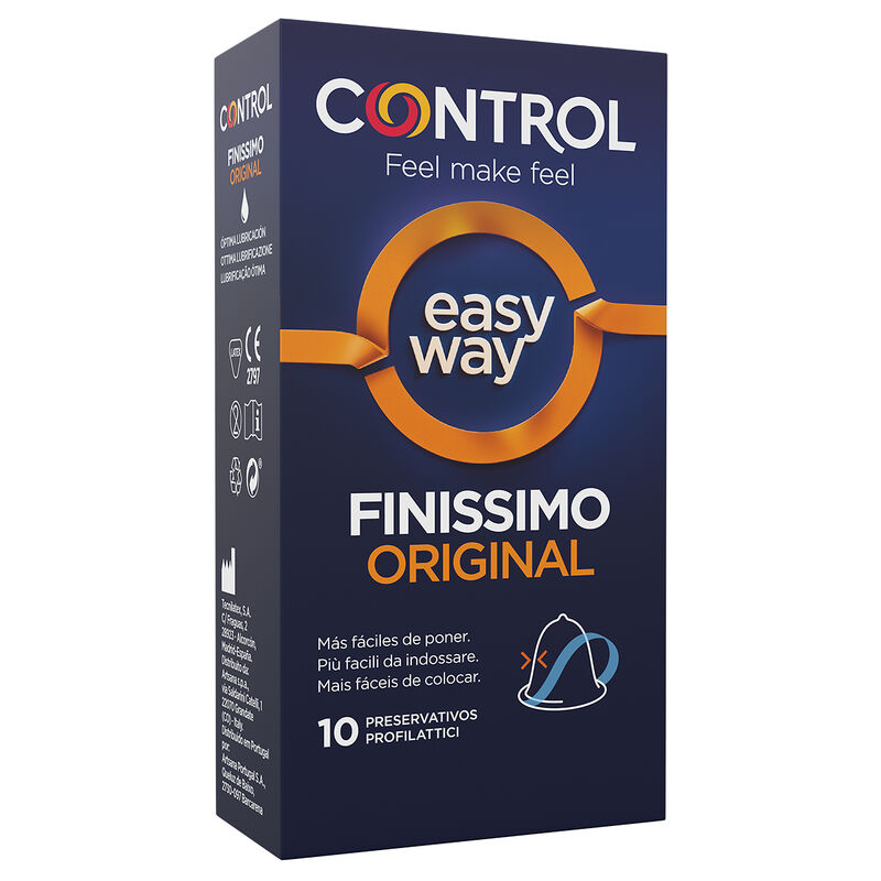 CONTROL Adapta Easy Way Finissimo, preservativi sottili, 10 pezzi